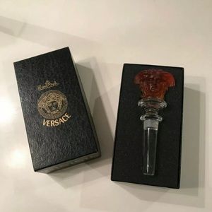 Versace Medusa Crystal Wine Stopper by Rosenthal